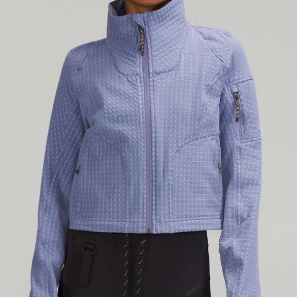 lululemon athletica Jackets & Blazers - Lululemon Water-Repellent Fleece Hiking Jacket
Peri Purple size 6 like new